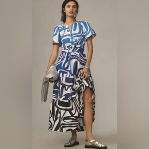 NWT The Somerset Maxi Dress by Anthropologie in Slate - Size XS